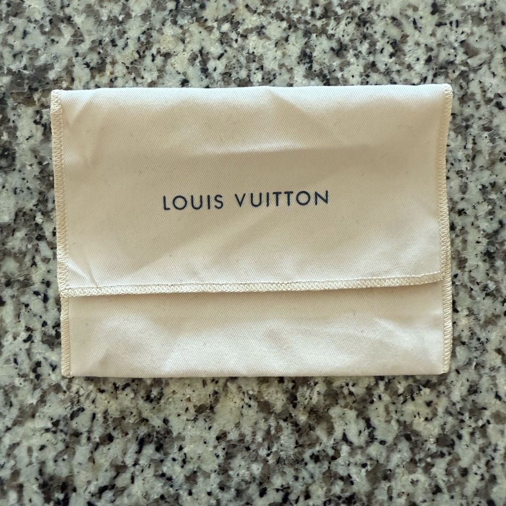 Louis Vuitton Cloth Beige Wallet Pouch